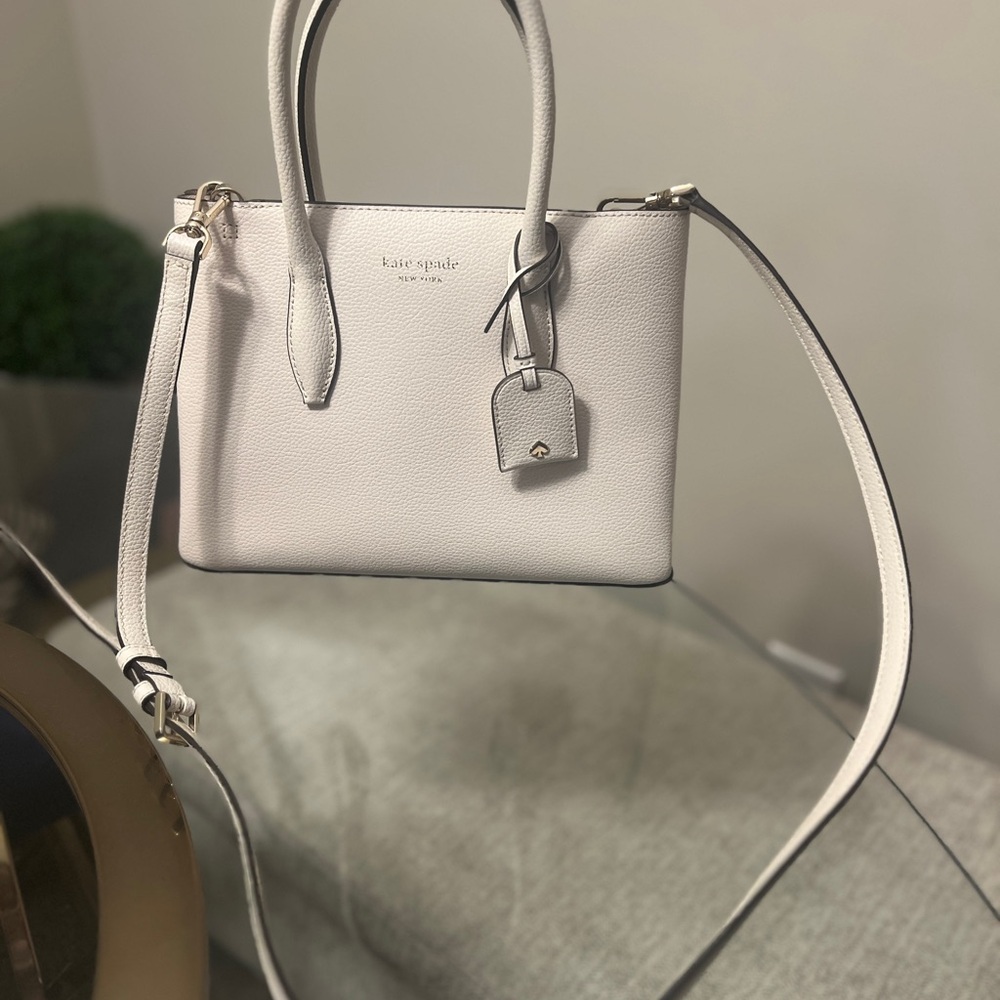 Kate Spade Light Gray Satchel